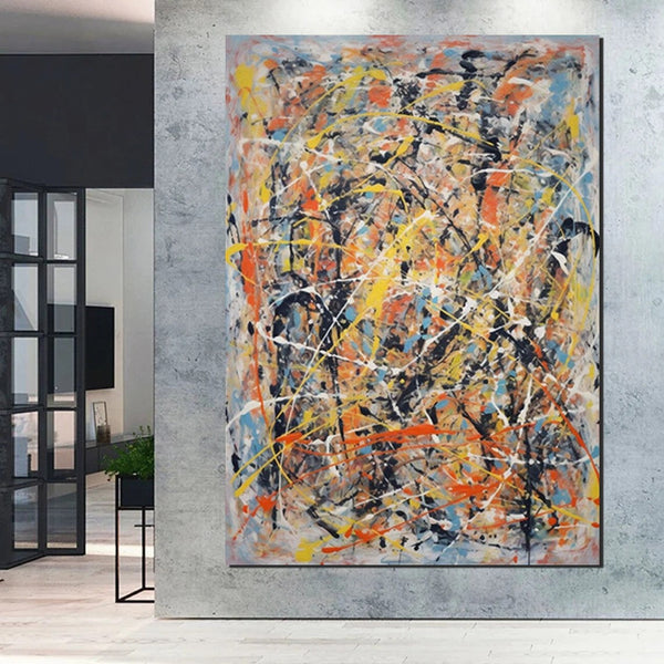 Extra Large Wall Art Painting, Modern Contemporary Abstract Artwork, Hand Painted Acrylic Painting, Acrylic Painting for Living Room, Buy Paintings Online-Grace Painting Crafts