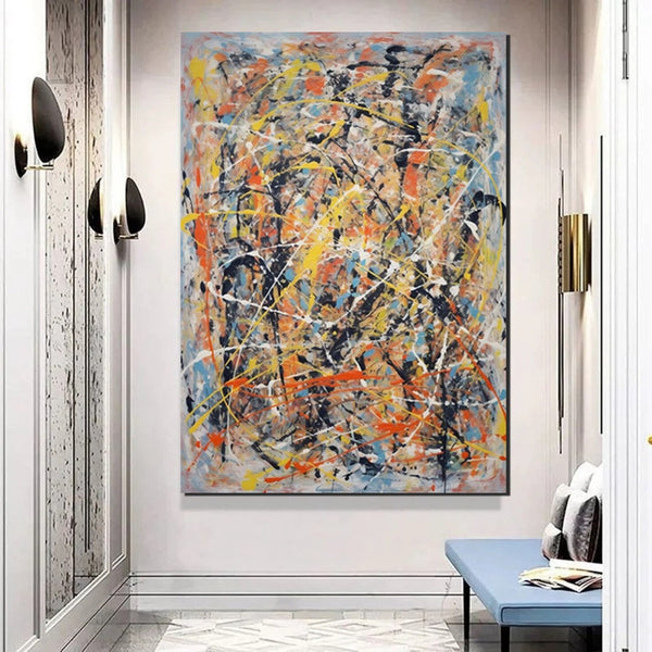 Extra Large Wall Art Painting, Modern Contemporary Abstract Artwork, Hand Painted Acrylic Painting, Acrylic Painting for Living Room, Buy Paintings Online-Grace Painting Crafts