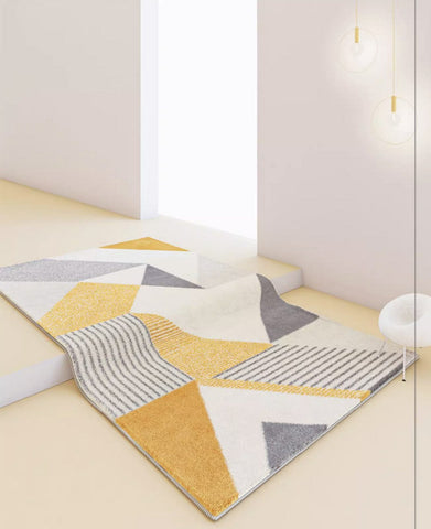 Dining Room Modern Rugs, Geometric Modern Rugs for Living Room, Large Modern Floor Carpets, Contemporary Modern Rugs for Dining Room-Grace Painting Crafts