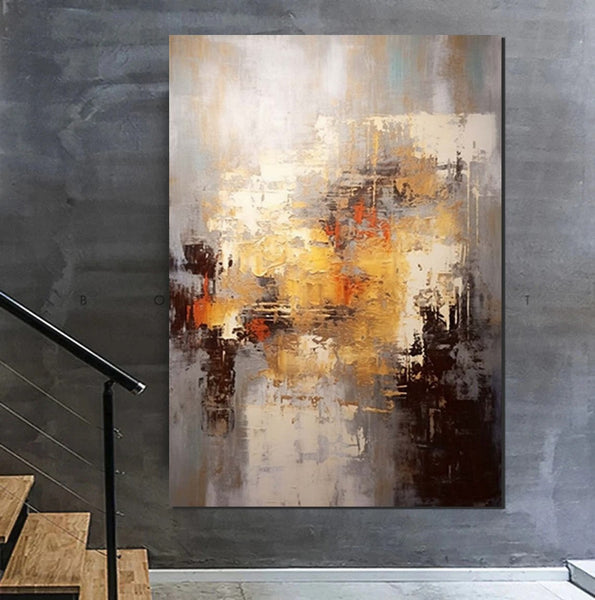 Modern Contemporary Abstract Artwork, Extra Large Wall Art Painting, Hand Painted Acrylic Painting, Acrylic Painting for Living Room, Buy Paintings Online-Grace Painting Crafts