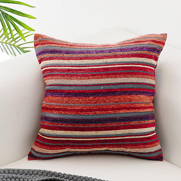 Bohemian Decorative Sofa Pillows, Geometric Pattern Chenille Throw Pillow for Couch, Decorative Throw Pillows-Grace Painting Crafts