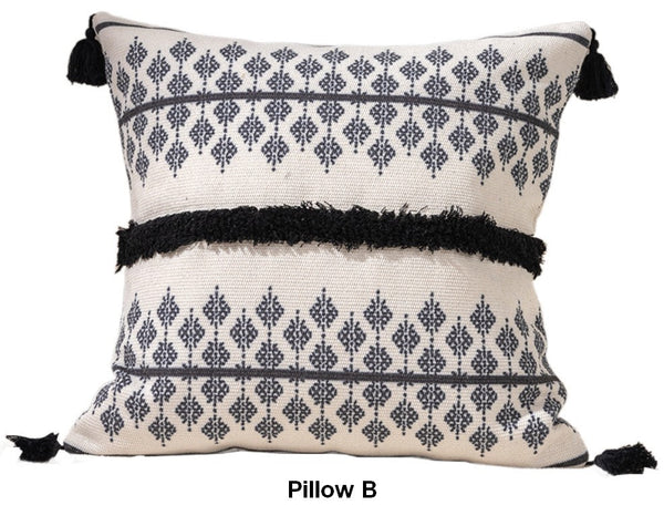 Bohemian Decorative Sofa Pillows for Bedroom, Decorative Square Pillow Covers, Geometric Pattern Decorative Pillow for Couch-Grace Painting Crafts