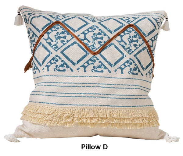 Bohemian Decorative Sofa Pillows for Bedroom, Decorative Square Pillow Covers, Geometric Pattern Decorative Pillow for Couch-Grace Painting Crafts