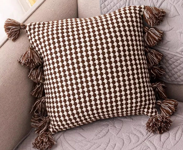 Decorative Pillow Covers, Square Modern Decorative Pillows for Couch, Modern Decorative Pillows for Bedroom, Contemporary Modern Sofa Pillows-Grace Painting Crafts