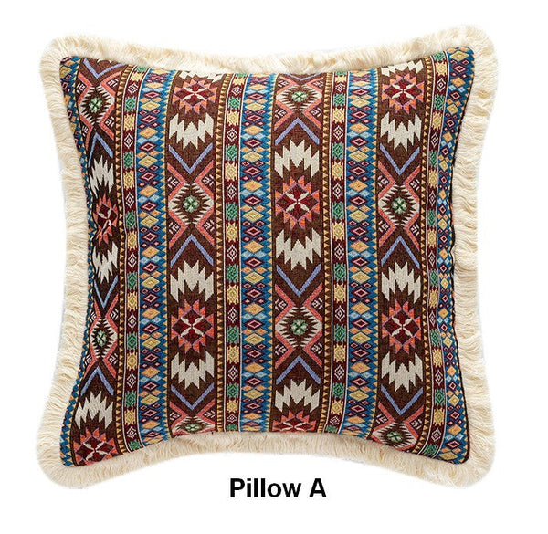 Unique Decorative Throw Pillows, Bohemian Decorative Sofa Pillows for Living Room, Extra Large Modern Geometric Pillows, Oriental Throw Pillow for Couch-Grace Painting Crafts