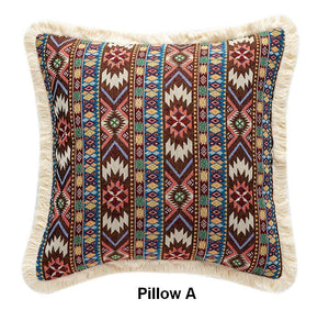 Bedroom Decorative Throw Pillows, Bohemian Decorative Sofa Pillows for Living Room, Extra Large Modern Geometric Pillows, Oriental Throw Pillow for Couch-Grace Painting Crafts