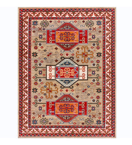 Morocco Area Rugs for Living Room, Persain Rugs for Bedroom, Traditional Colorful Persian Rugs, Vintage Area Rugs for Dining Room-Grace Painting Crafts