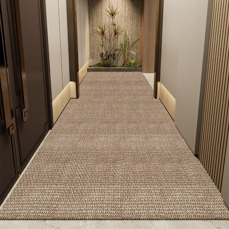 Brown Modern Long Hallway Runners, Entryway Runner Rug Ideas, Non Slip Hallway Runner Rugs, Entrance Hallway Runners, Extra Long Narrow Runner Rugs, Kitchen Runner Rugs-Grace Painting Crafts