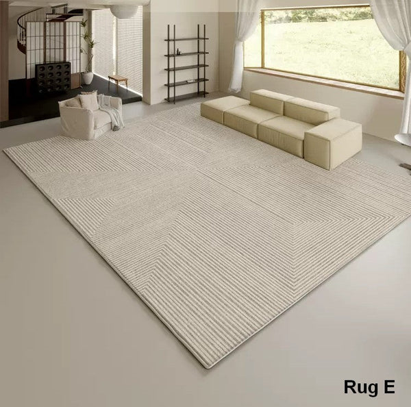 Bedroom Modern Rugs, Modern Living Room Area Rugs, Soft Modern Rugs under Coffee Table, Modern Rugs for Dining Room Table, Geometric Floor Carpets-Grace Painting Crafts