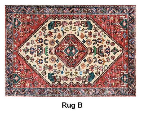 Oversized Area Rugs for Living Room, Extra Large Vintage Persian Rugs, Antique Persian Rug, Vintage Rugs for Bedroom, Persain Rugs for Dining Room-Grace Painting Crafts