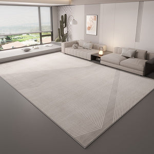 Large Contemporary Floor Carpets, Living Room Modern Area Rugs, Grey Geometric Modern Rugs in Bedroom, Dining Room Modern Rugs-Grace Painting Crafts