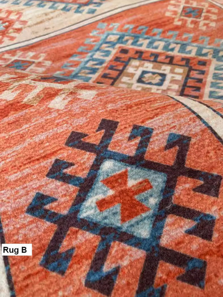 Morocco Area Rugs for Living Room, Traditional Persain Rugs for Bedroom, Traditional Colorful Persian Rugs, Vintage Area Rugs for Dining Room-Grace Painting Crafts