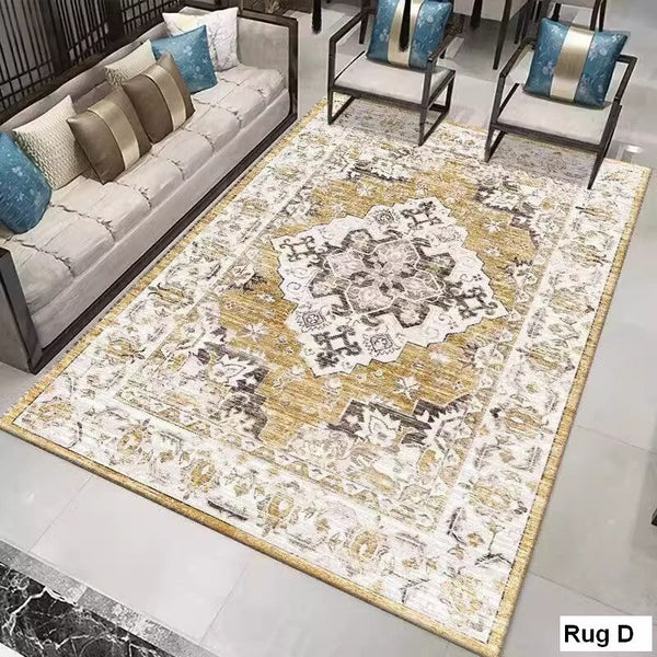 Morocco Area Rugs for Living Room, Traditional Persain Rugs for Bedroom, Traditional Colorful Persian Rugs, Vintage Area Rugs for Dining Room-Grace Painting Crafts