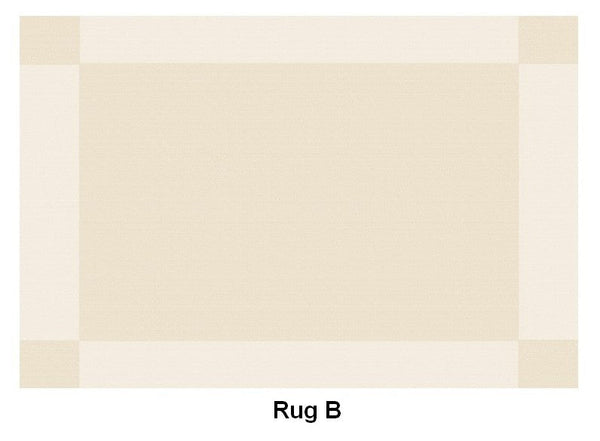 Bedroom Modern Rugs, Cream Color Geometric Modern Rugs, Modern Rugs for Dining Room, Contemporary Soft Rugs for Living Room-Grace Painting Crafts