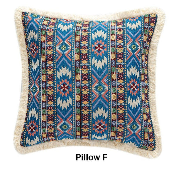 Unique Decorative Throw Pillows, Bohemian Decorative Sofa Pillows for Living Room, Extra Large Modern Geometric Pillows, Oriental Throw Pillow for Couch-Grace Painting Crafts