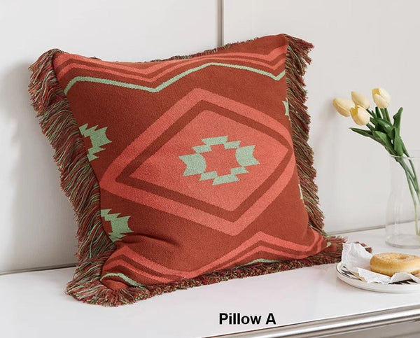 Simple Decorative Pillow Covers, Modern Decorative Pillow for Interior Design, Contemporary Modern Sofa Pillows for Bedroom, Square Modern Pillows for Couch-Grace Painting Crafts