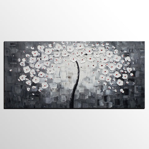 Custom Extra Large Painting, Flower Tree Painting, Abstract Art Paintings-Grace Painting Crafts