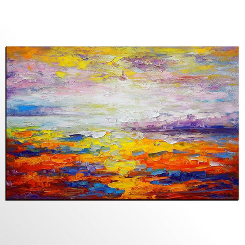 Custom Original Wall Art, Large Canvas Painting, Abstract Art Painting, Contemporary Artwork-Grace Painting Crafts