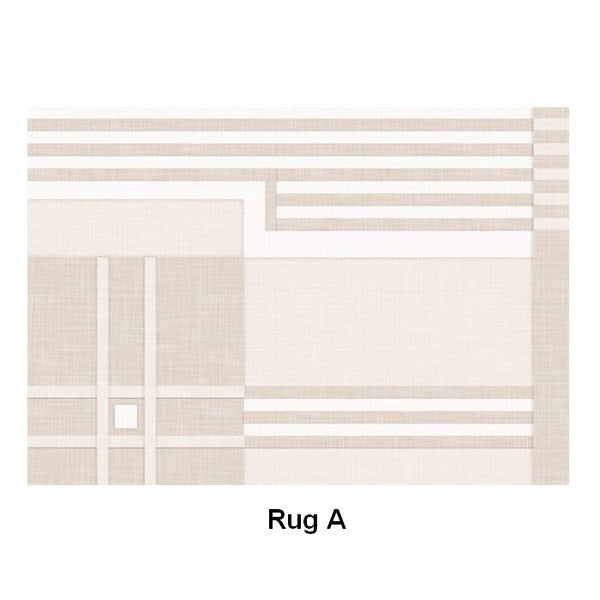 Modern Rug Ideas for Bedroom, Geometric Modern Rug Placement Ideas for Living Room, Contemporary Area Rugs for Dining Room-Grace Painting Crafts