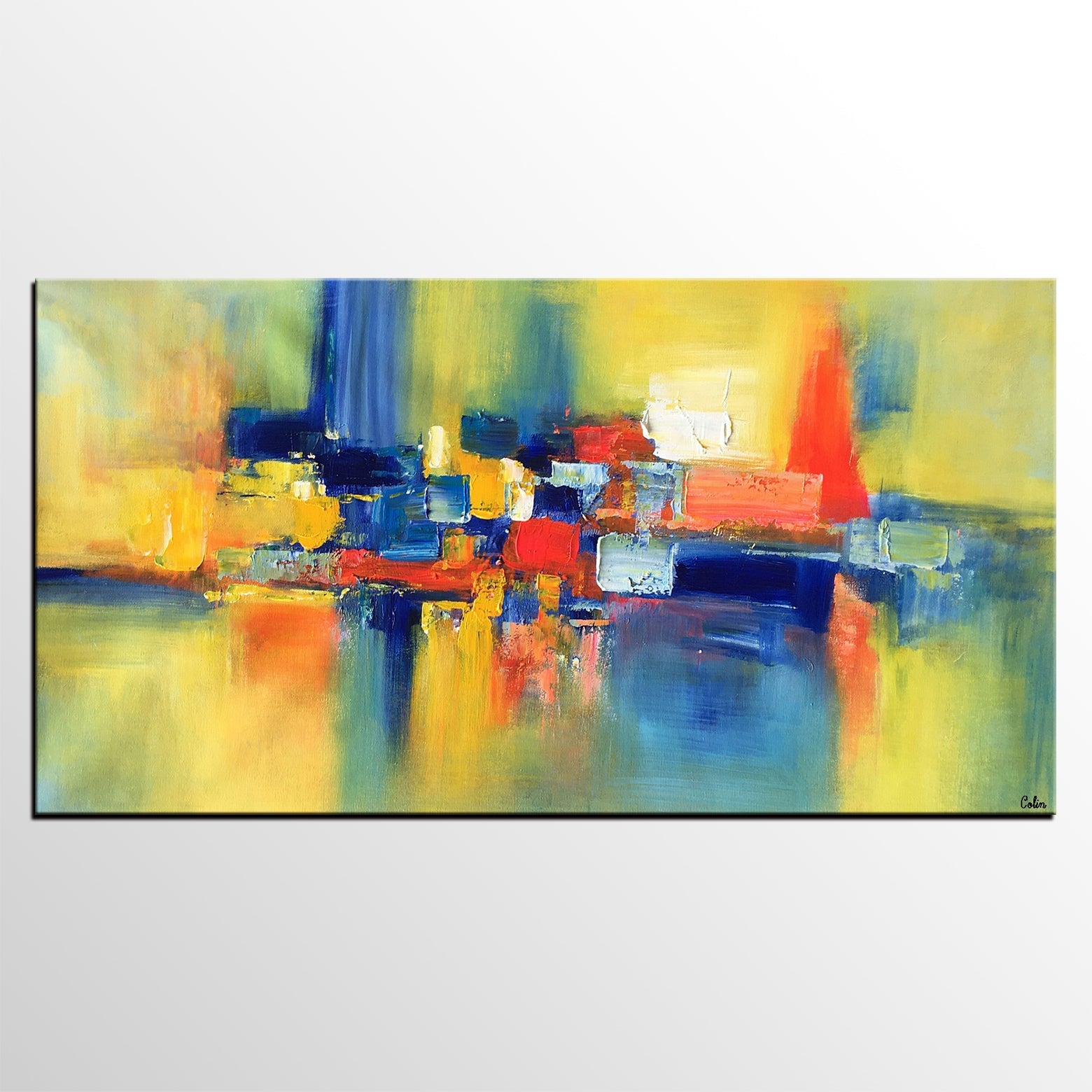 Modern Acrylic Painting, Canvas Wall Art Paintings, Abstract Painting on Canvas, Custom Large Paintings for Living Room, Original Abstract Paintings-Grace Painting Crafts