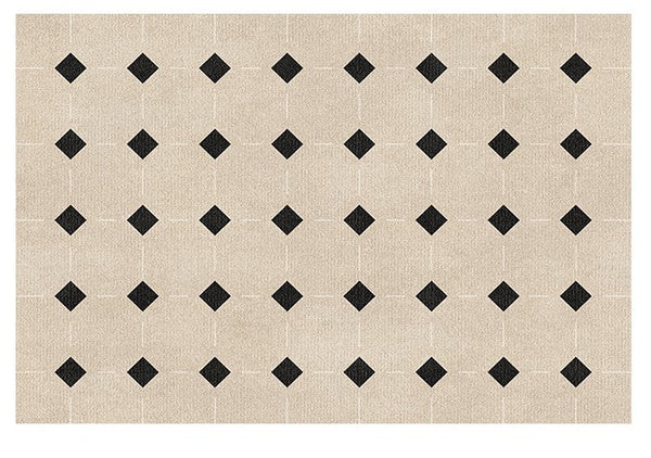 Bedroom Modern Rugs, Large Modern Rugs for Living Room, Dining Room Geometric Soft Rugs, Contemporary Modern Rugs for Office-Grace Painting Crafts