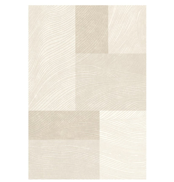 Bedroom Modern Rugs, Large Modern Rugs for Living Room, Dining Room Geometric Modern Rugs, Cream Color Contemporary Modern Rugs for Office-Grace Painting Crafts