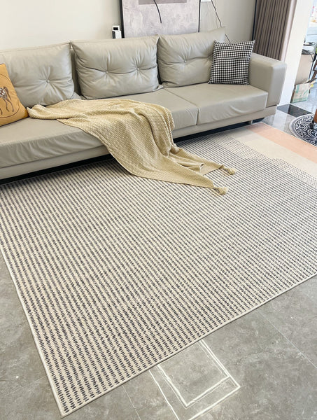 Modern Rugs for Living Room, Geometric Area Rugs under Coffee Table, Contemporary Modern Rugs for Dining Room, Large Modern Rugs for Bedroom-Grace Painting Crafts