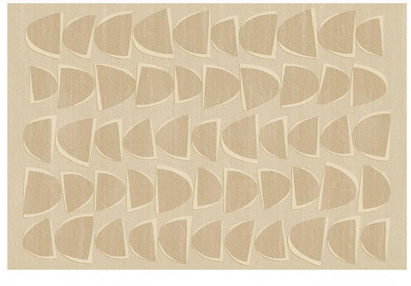 Abstract Geometric Modern Rugs, Modern Cream Rugs for Bedroom, Modern Rugs for Dining Room, Large Modern Rugs for Living Room-Grace Painting Crafts