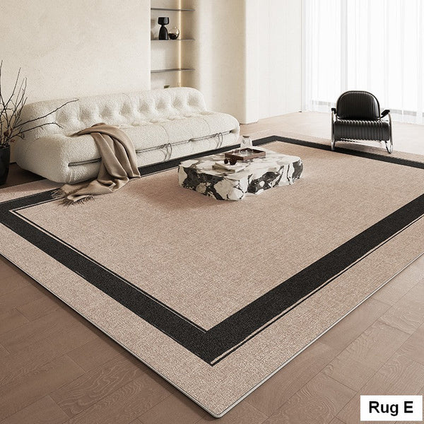 Living Room Modern Rug Ideas, Contemporary Abstract Rugs for Dining Room, Simple Abstract Rugs for Living Room, Bedroom Floor Rugs-Grace Painting Crafts