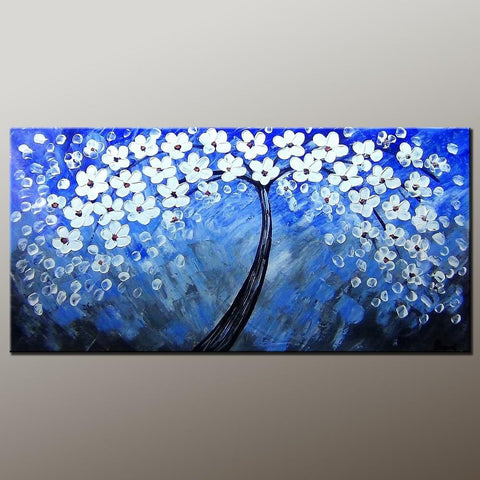 Flower Art, Acrylic Painting, Heavy Texture Painting, Abstract Art Painting, Canvas Wall Art, Bedroom Wall Art, Canvas Art, Modern Art, Contemporary Art-Grace Painting Crafts