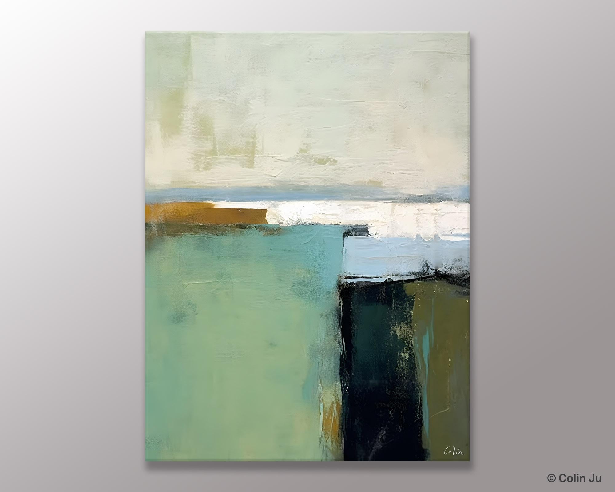 Abstract Canvas Art for Bedroom, Extra Large Abstract Paintings for Dining Room, Original Modern Acrylic Art, Modern Canvas Paintings-Grace Painting Crafts