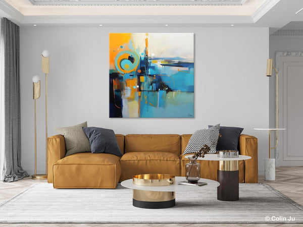 Modern Acrylic Paintings, Large Abstract Painting for Bedroom, Original Modern Wall Art Paintings, Oversized Contemporary Canvas Paintings-Grace Painting Crafts