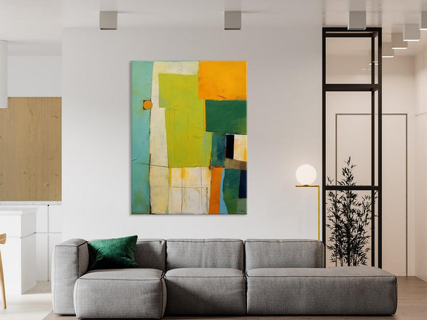 Simple Modern Wall Art, Oversized Contemporary Acrylic Paintings, Extra Large Canvas Painting for Living Room, Original Abstract Paintings-Grace Painting Crafts