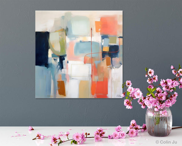 Large Abstract Painting for Bedroom, Original Modern Paintings, Contemporary Canvas Art, Modern Acrylic Artwork, Buy Art Paintings Online-Grace Painting Crafts