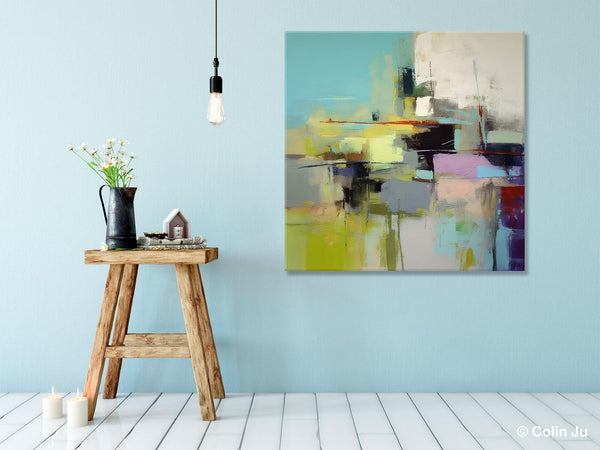 Original Modern Wall Art, Modern Canvas Paintings, Contemporary Canvas Art, Modern Acrylic Artwork, Large Abstract Painting for Bedroom-Grace Painting Crafts