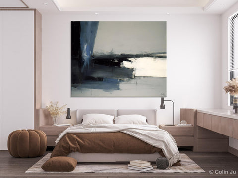 Extra Large Abstract Painting for Bedroom, Large Original Abstract Wall Art, Contemporary Acrylic Paintings, Abstract Paintings on Canvas-Grace Painting Crafts