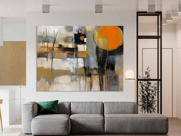 Large Wall Art Painting for Bedroom, Oversized Abstract Wall Art Paintings, Original Modern Artwork, Contemporary Acrylic Painting on Canvas-Grace Painting Crafts