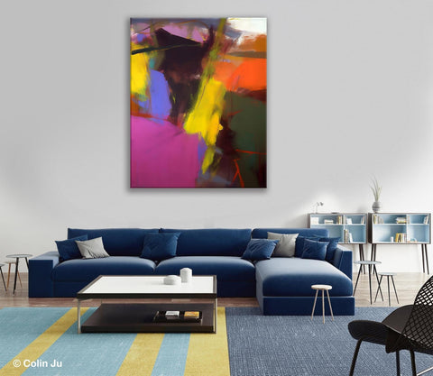 Abstract Paintings for Sale, Modern Wall Art for Living Room, Contemporary Acrylic Paintings, Original Abstract Art, Abstract Art on Canvas-Grace Painting Crafts