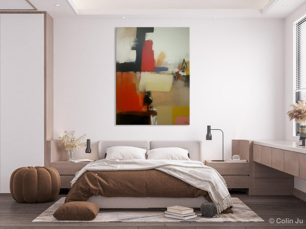 Large Contemporary Wall Art, Abstract Wall Paintings, Extra Large Paintings for Bedroom, Hand Painted Canvas Art, Original Modern Painting-Grace Painting Crafts