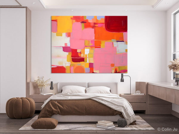 Original Acrylic Wall Art, Oversized Contemporary Acrylic Paintings, Abstract Canvas Paintings, Extra Large Canvas Painting for Living Room-Grace Painting Crafts