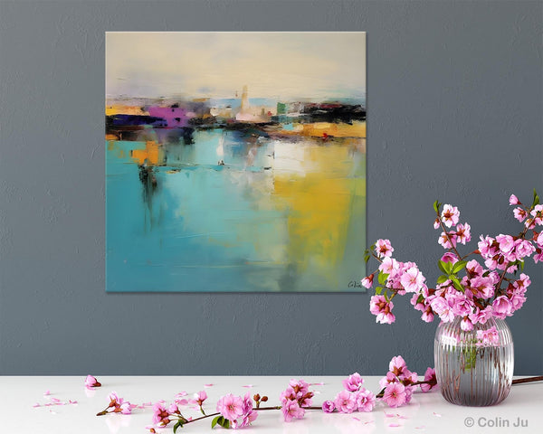 Large Abstract Painting for Bedroom, Modern Acrylic Paintings, Original Modern Wall Art Paintings, Oversized Contemporary Canvas Paintings-Grace Painting Crafts