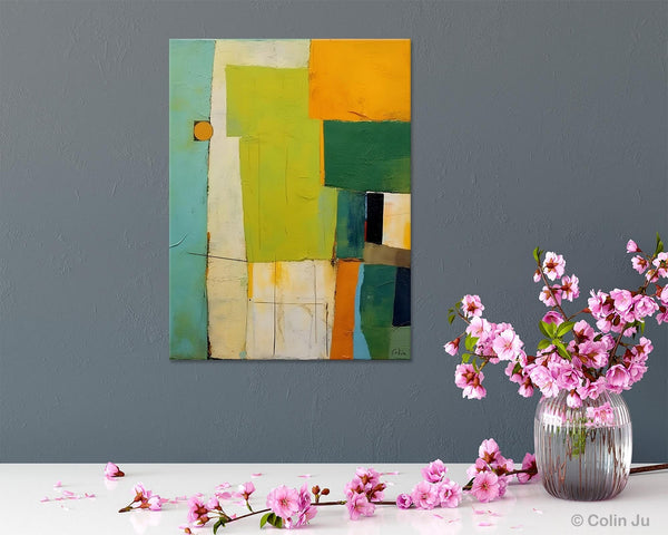 Simple Modern Wall Art, Oversized Contemporary Acrylic Paintings, Extra Large Canvas Painting for Living Room, Original Abstract Paintings-Grace Painting Crafts