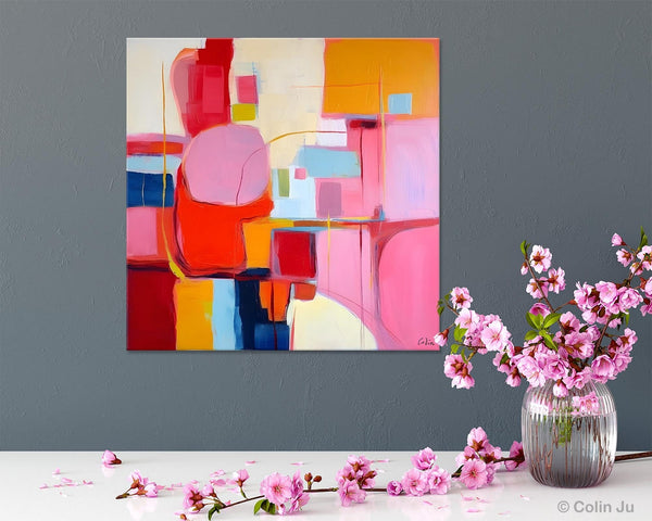 Ultra Modern Acrylic Paintings, Abstract Painting for Bedroom, Original Modern Wall Art Paintings, Oversized Contemporary Canvas Paintings-Grace Painting Crafts