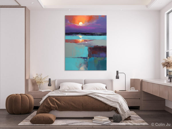 Extra Large Painting on Canvas, Oversized Contemporary Acrylic Painting, Extra Large Canvas Painting for Bedroom, Original Abstract Painting-Grace Painting Crafts