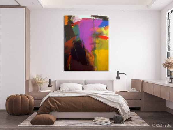 Large Original Abstract Wall Art, Contemporary Acrylic Paintings, Extra Large Abstract Painting for Dining Room, Abstract Painting on Canvas-Grace Painting Crafts