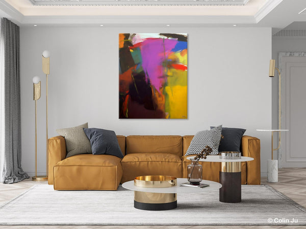 Large Original Abstract Wall Art, Contemporary Acrylic Paintings, Extra Large Abstract Painting for Dining Room, Abstract Painting on Canvas-Grace Painting Crafts