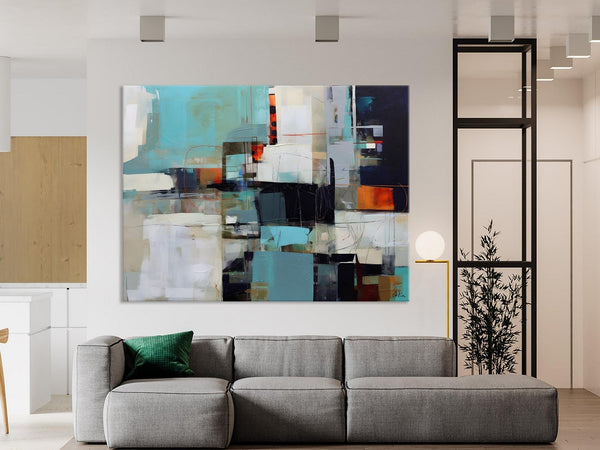 Extra Large Paintings for Dining Room, Abstract Wall Paintings, Hand Painted Canvas Art, Original Artowrk, Contemporary Wall Art Paintings-Grace Painting Crafts