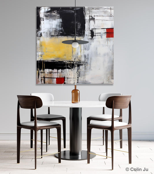 Original Modern Acrylic Artwork, Extra Large Abstract Paintings for Dining Room, Modern Canvas Art Paintings, Abstract Wall Art for Bedroom-Grace Painting Crafts