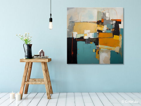 Contemporary Canvas Art for Living Room, Modern Acrylic Paintings, Original Modern Paintings, Extra Large Abstract Paintings on Canvas-Grace Painting Crafts