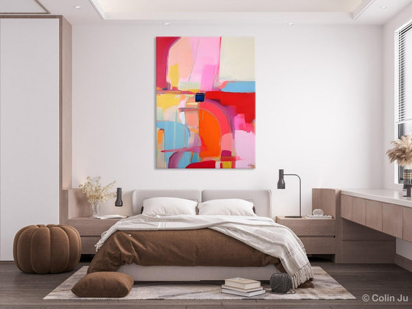 Contemporary Abstract Paintings on Canvas, Oversized Abstract Wall Art Paintings, Large Wall Paintings for Bedroom, Original Abstract Art-Grace Painting Crafts